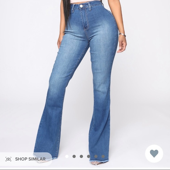 High Rise Flare jeans - Picture 2 of 5
